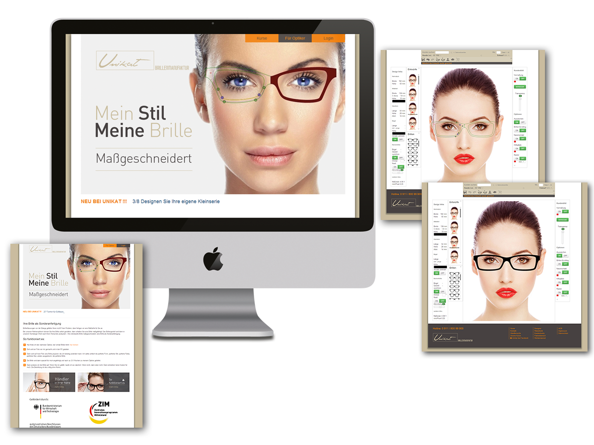 Unikat Brille bearbeiten